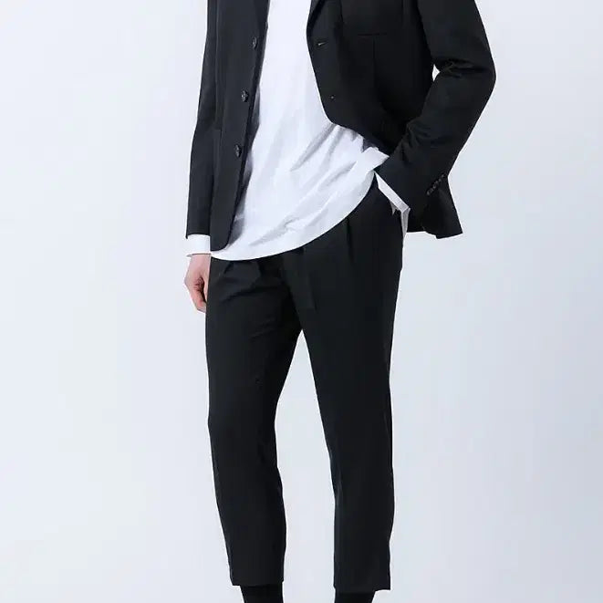 [BUNJANG] Q Cumbers 3-Button Jacket (Black) / 큐컴버스 (Q Cumbers) / 3버튼 자켓 (블랙) / 4 사이즈