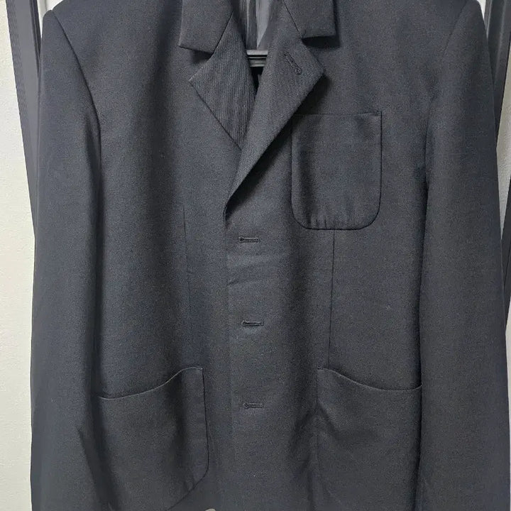 [BUNJANG] Q Cumbers 3-Button Jacket (Black) / 큐컴버스 (Q Cumbers) / 3버튼 자켓 (블랙) / 4 사이즈