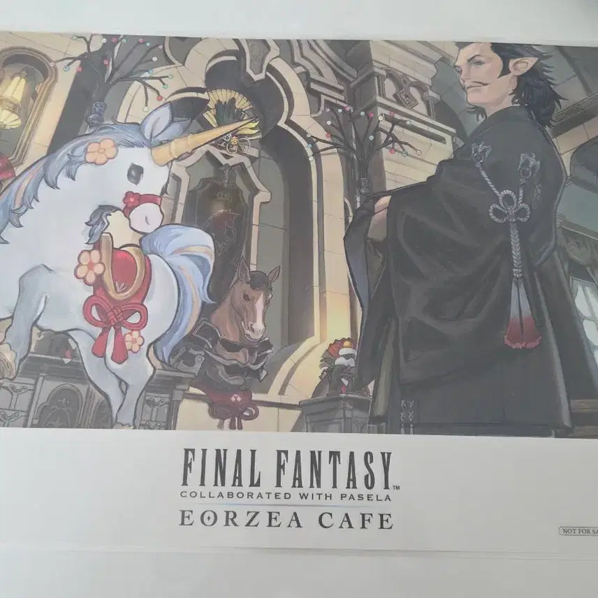 [BUNJANG] Final Fantasy 14 Tokyo Eorzea Cafe Poster / 파이널판타지14 도쿄 에오르제아 카페 포스터