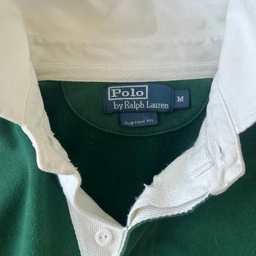 [BUNJANG] Polo Ralph Lauren Green Rugby T-Shirt / 폴로 랄프로렌 그린 럭비 티셔츠
