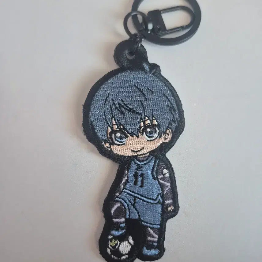 [BUNJANG] Isagi Yoichi Embroidered Keyring / 블루록 이사기 요이치 자수 키링