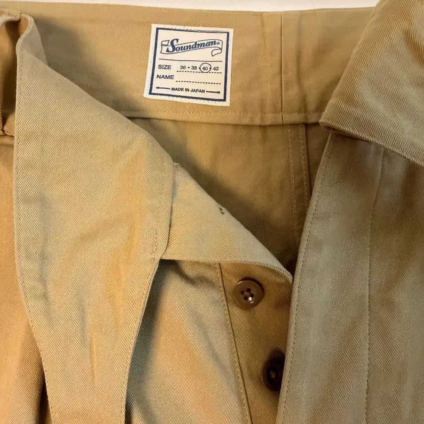 [BUNJANG] Soundman Norton Khaki Shorts / 사운드맨 Soundman khaki Norton 반바지 shorts