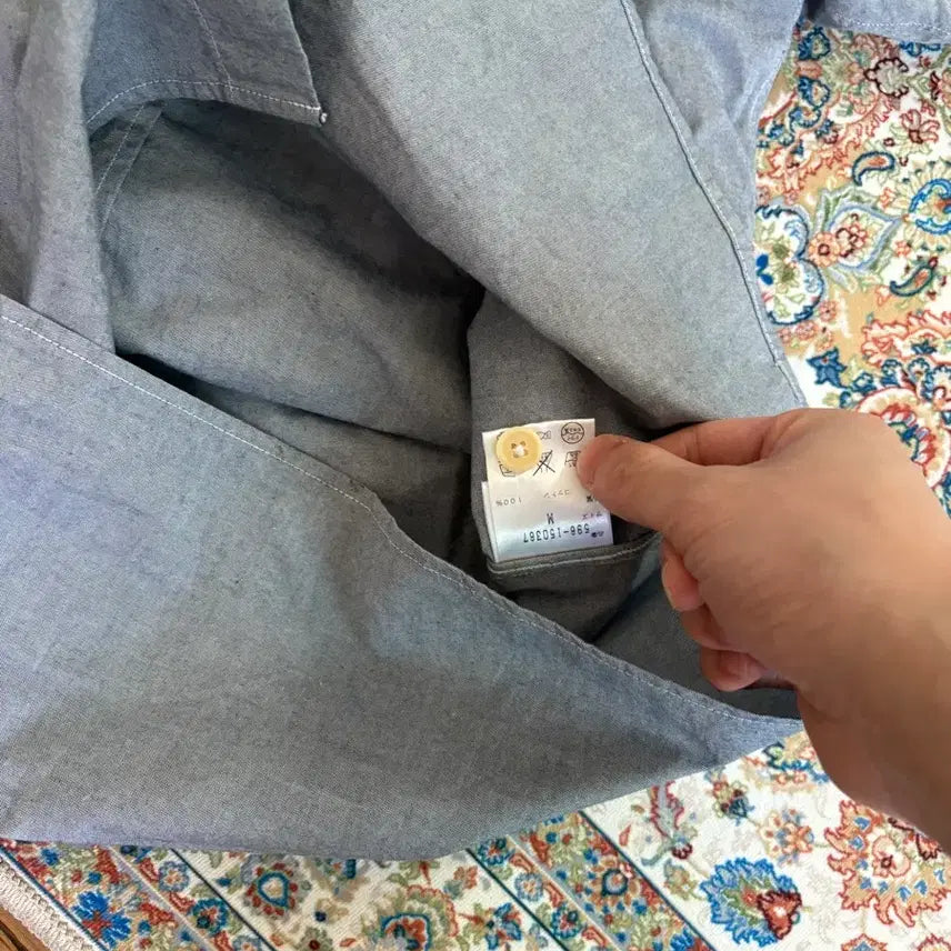 [BUNJANG] Margaret Howell Chambray Short Sleeve Shirt / mhl 마가렛호웰 샴브레이 반팔 셔츠