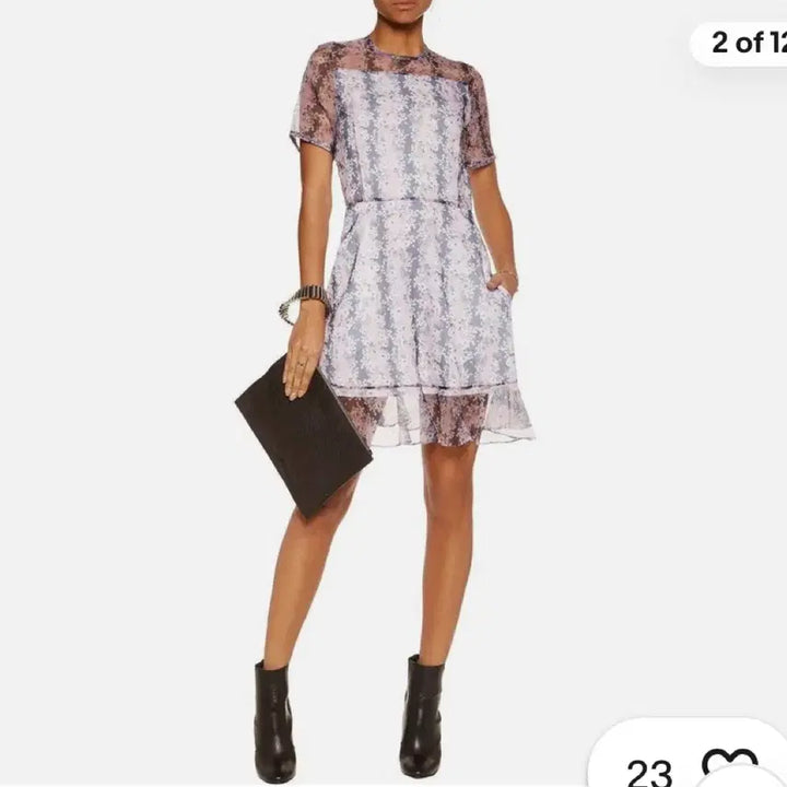 [BUNJANG] Carven See-Through Mini Dress / carven 까르뱅 시스루 미니 원피스 38