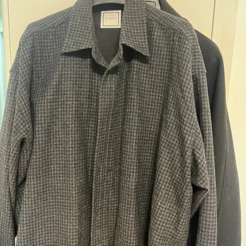 [BUNJANG] Wooyoungmi Checkered Wool Shirt / 우영미 24fw 울 체크셔츠 50