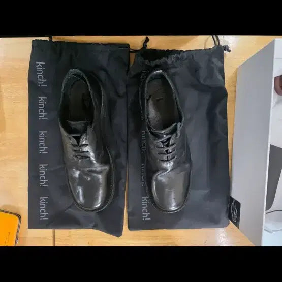 [BUNJANG] Kinchi 647 Black Derby Shoes / 킨치 647 블랙 260 사이즈