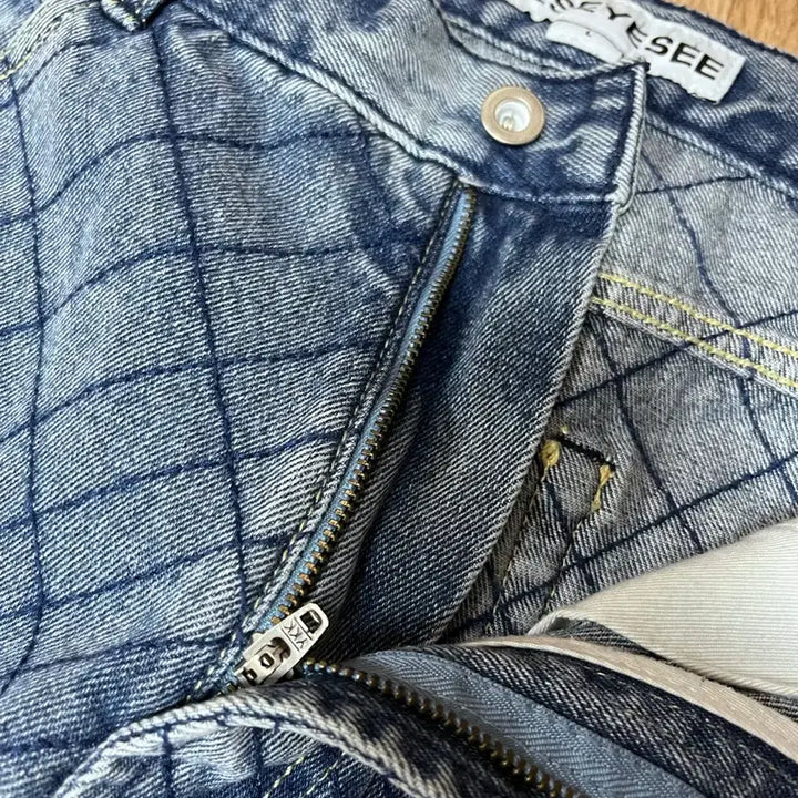 [BUNJANG] YesEyeSee Net Denim Pants L Size / (미착용 신품) 예스아이씨 네트 데님 팬츠 L 사이즈