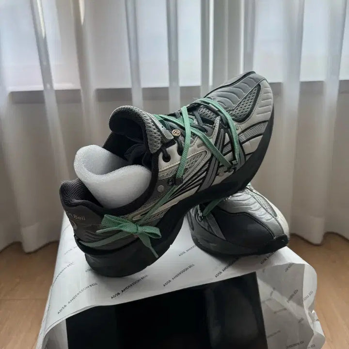 [BUNJANG] Asics x Andersson Bell Gel-Sonoma 15-50 Bright Neckline / Black (Grey Green) - Size 280mm / [280] 아식스 x 앤더슨벨 젤-소노마 15-50 그레이 그린 - 촬영