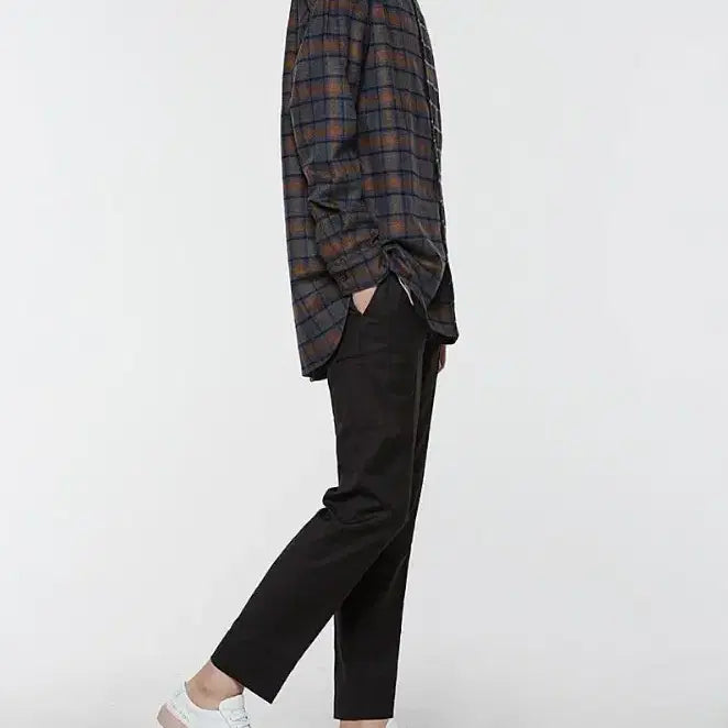 [BUNJANG] OX Studio Half and Half Shirt Jacket / 오엑스 스튜디오(OX studio) / 하프앤하프 셔츠자켓 / 48