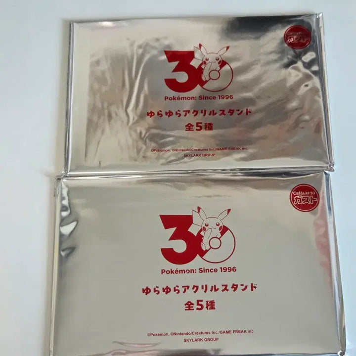[SOLD OUT] (미개봉) 가스토 콜라보 포켓몬 30주년 흔들흔들 아크릴스탠드