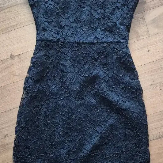 [SOLD OUT] 블랙 레이스 슬리브리스 원피스