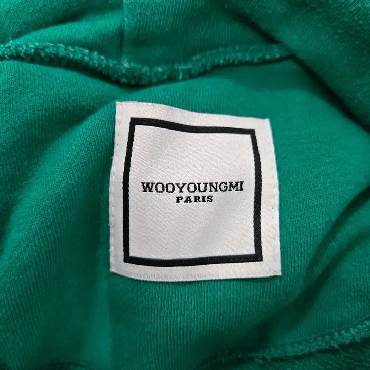 [SOLD OUT] 우영미 그린 플라워 후드티 100사이즈