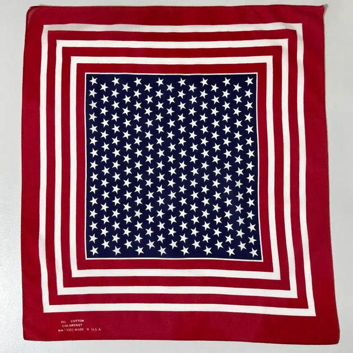 [BUNJANG] 1980s American Flag Bandana / 80s 성조기 반다나