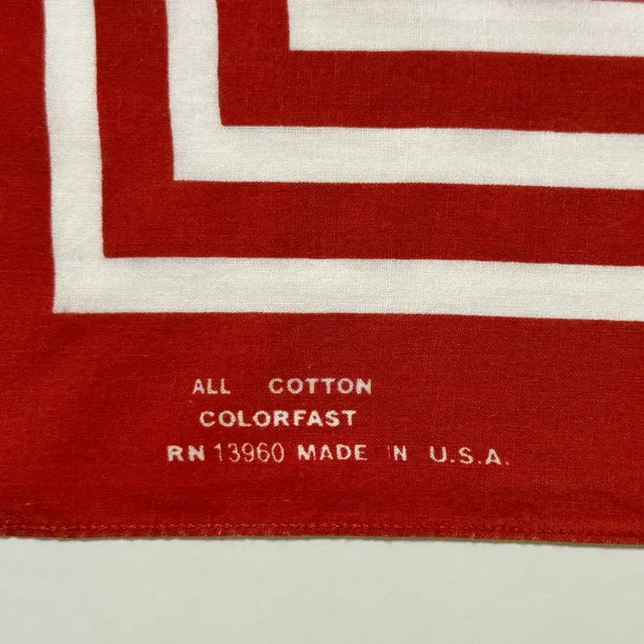 [BUNJANG] 1980s American Flag Bandana / 80s 성조기 반다나