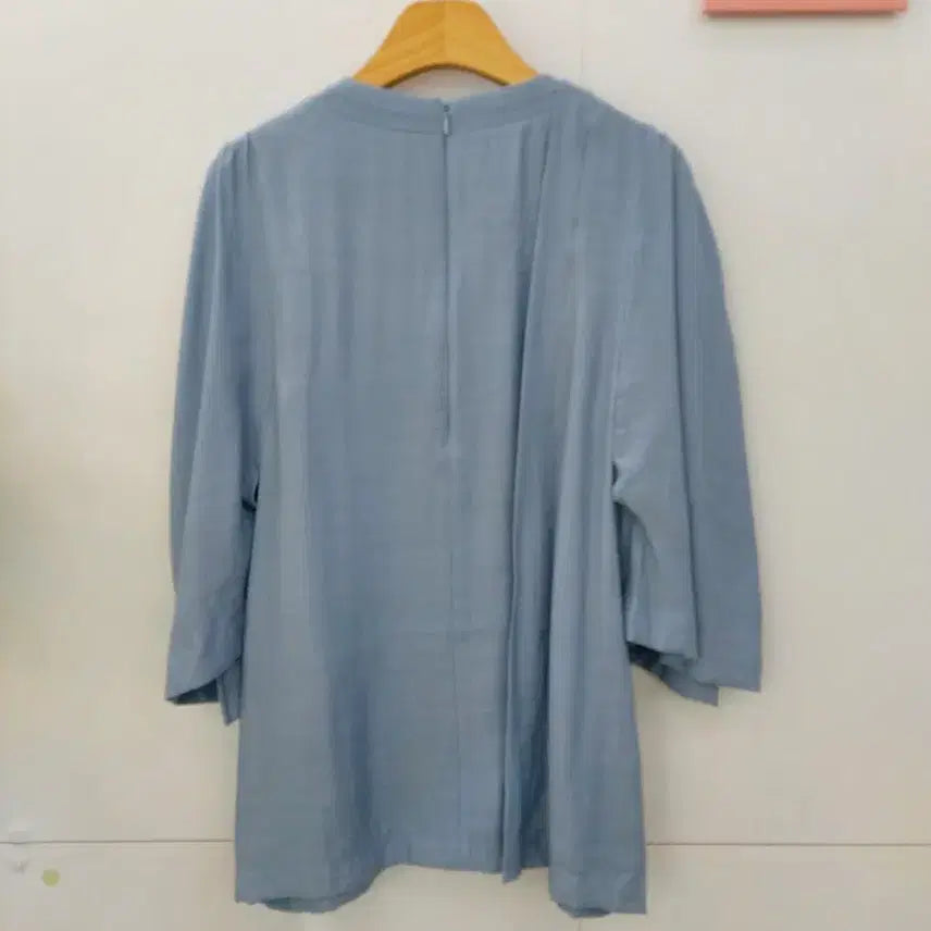 [BUNJANG] Andersson Bell Blue Puff Short Sleeve Blouse / 앤더슨벨 블루 퍼프 반팔 블라우스 55