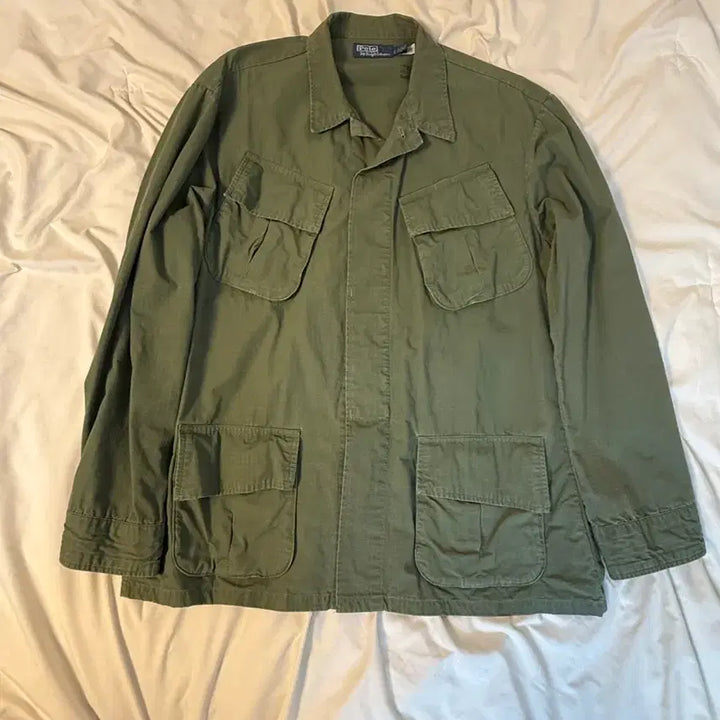 [BUNJANG] Polo Ripstop Fatigue Jacket L (105) / 폴로 립스탑 퍼티그 자켓 L(105)