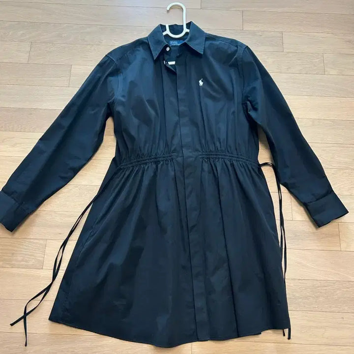 [SOLD OUT] 새상품) 폴로 랄프로렌 블랙 셔츠 드레스(코튼 드로코드 셔츠드레스)
