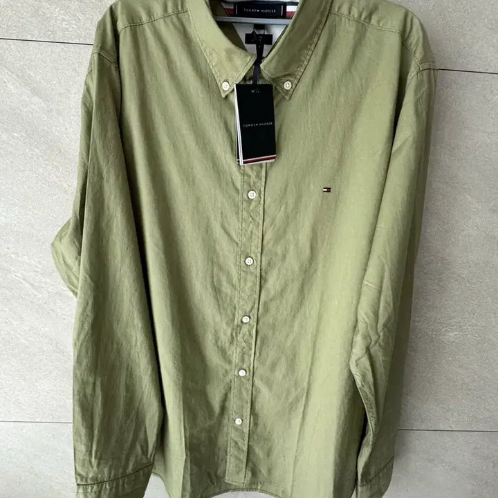 [BUNJANG] Tommy Hilfiger Regular Fit Shirt - Green (L) / 타미힐피거 셔츠 L 새제품