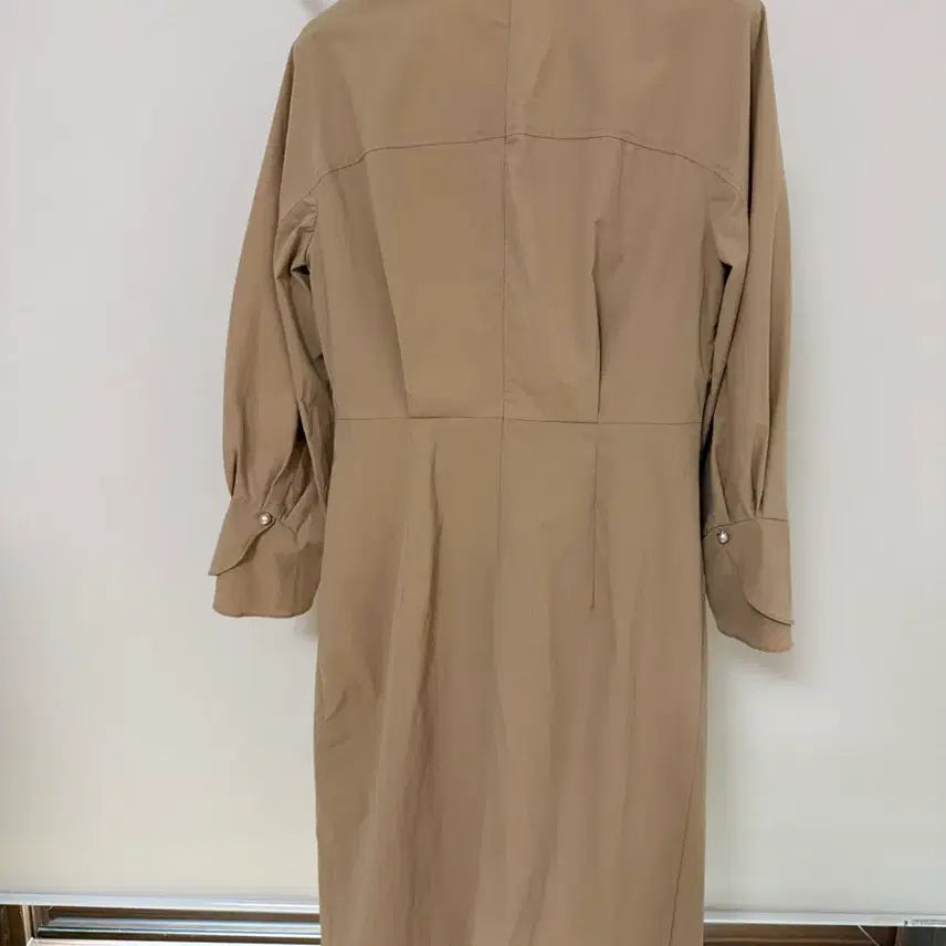 [BUNJANG] SOOS Beige Long Dress / SOOS 수스 원피스 새상품