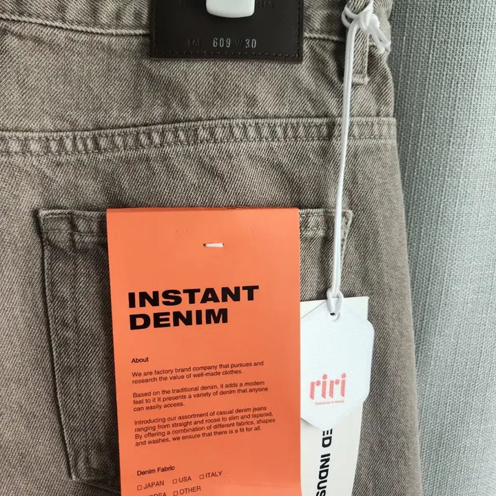 [BUNJANG] Branded 609 Hard Twist Jeans Size 30 / 브랜디드 609 새상품 30사이즈