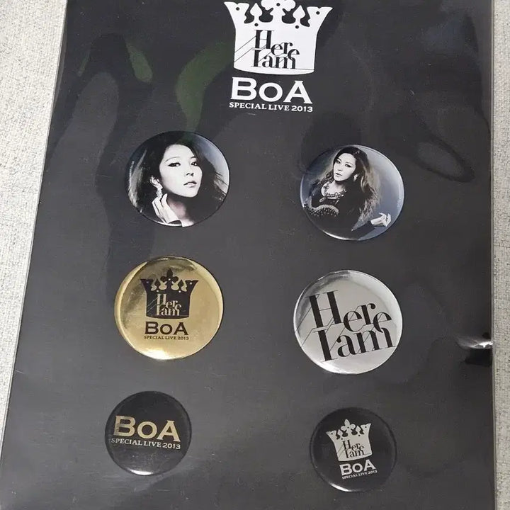 [SOLD OUT] 보아 Here I am 2013 콘서트 뱃지 세트