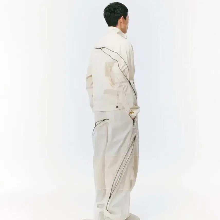 [BUNJANG] Sansan Gear Affine Curve Pants Ivory Size 2 / 산산기어 어파인 커브 팬츠 아이보리 2