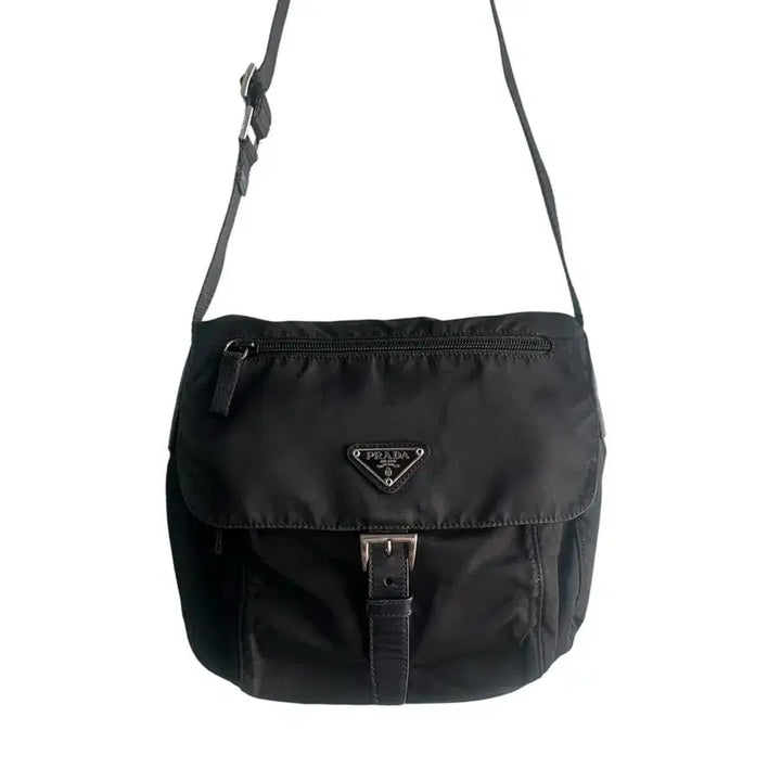 [BUNJANG] Prada Pocono Nylon Messenger Bag / [OS] 프라다 포코노 나일론 버클 메신저백 크로스백 