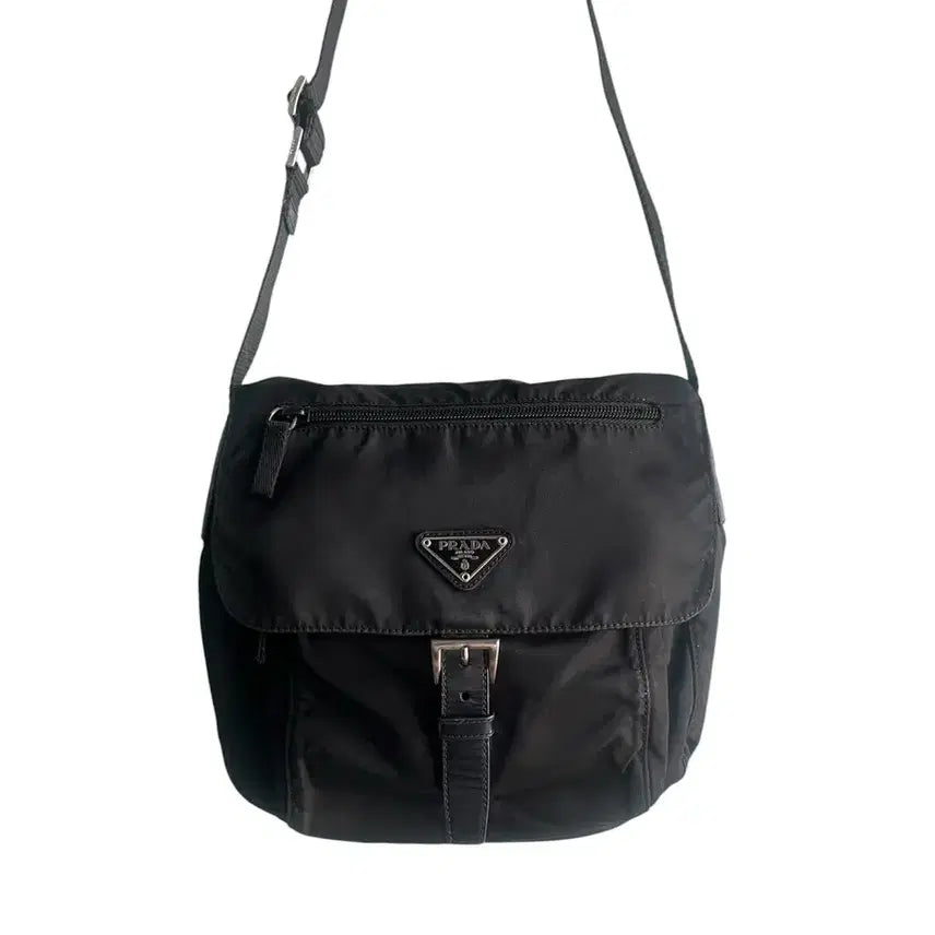 [BUNJANG] Prada Pocono Nylon Messenger Bag / [OS] 프라다 포코노 나일론 버클 메신저백 크로스백 