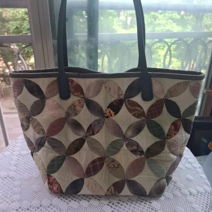 [BUNJANG] Handmade Quilted Patchwork Shopper Bag / 퀼트 패치워크 쇼퍼백 가방ㅡ새상품ㅡ가격내림