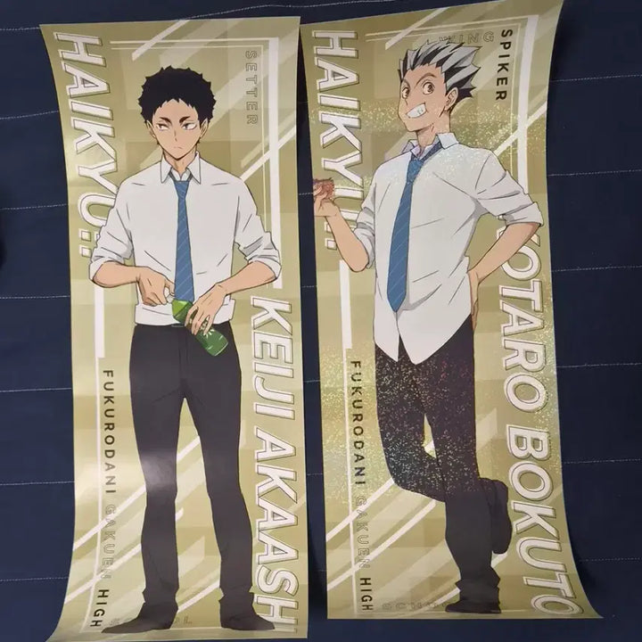 [BUNJANG] Haikyuu Bokuto, Akaashi Lunchtime Poster Set / 하이큐 보쿠토 아카아시 포스터 2종