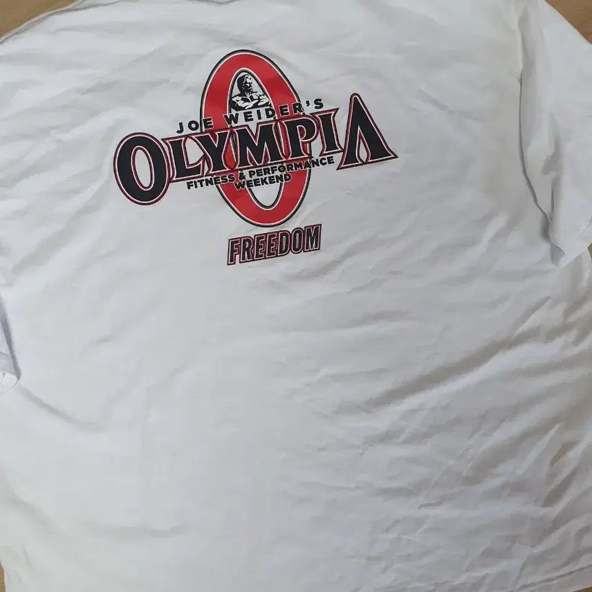 [BUNJANG] Freedom Short Sleeve T-Shirt White 4XL / 프리덤 Freedom 반팔 티셔츠 화이트4XL