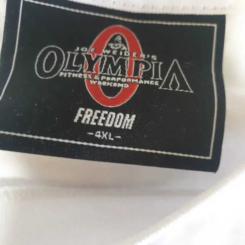 [BUNJANG] Freedom Short Sleeve T-Shirt White 4XL / 프리덤 Freedom 반팔 티셔츠 화이트4XL