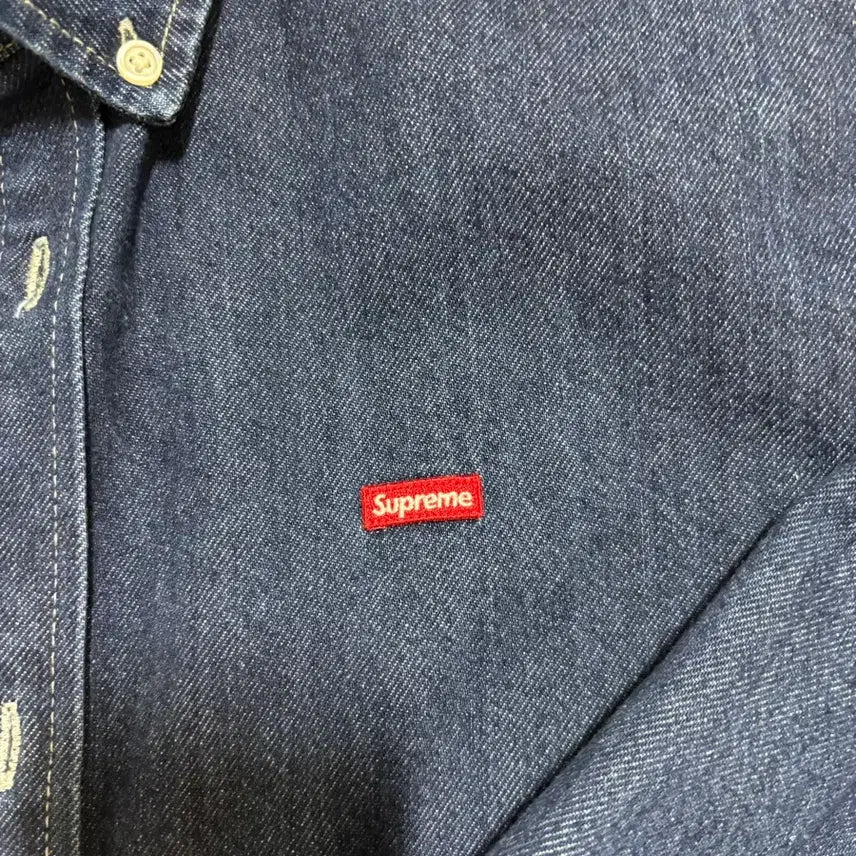 [BUNJANG] Supreme Denim Shirt 24FW - Size L / 슈프림 데님 셔츠 24FW 정품 L사이즈