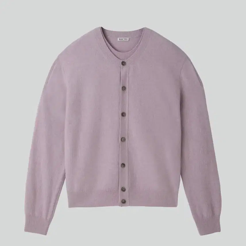[SOLD OUT] 렉토 25FW 크루넥 레이어드 가디건 라벤더 XL 팝니다!