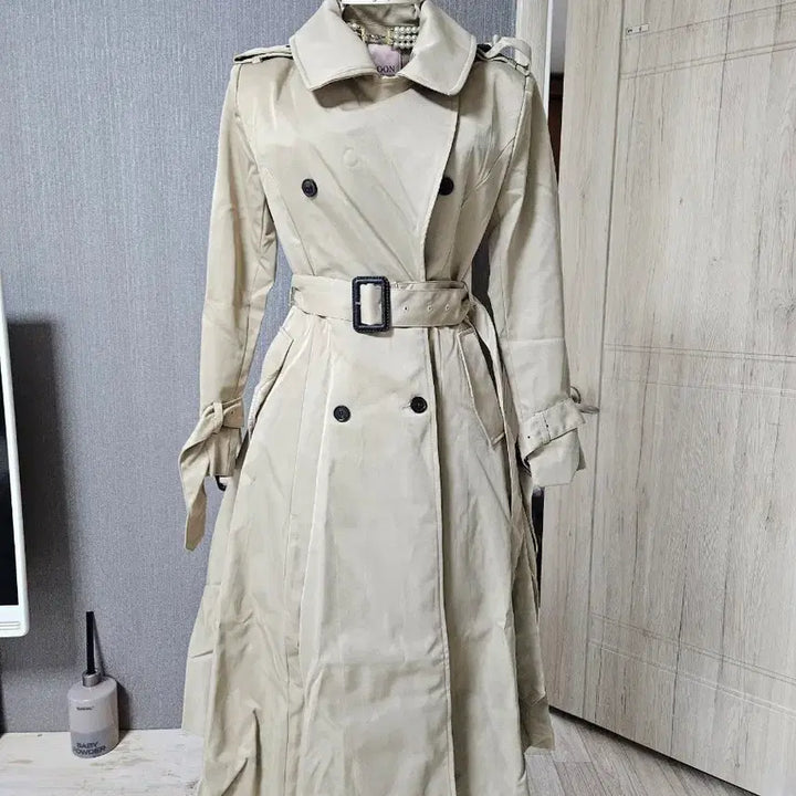 [BUNJANG] Mayyun Beige Trench Coat / (새상품) 메이윤 자체재작  트렌치코트