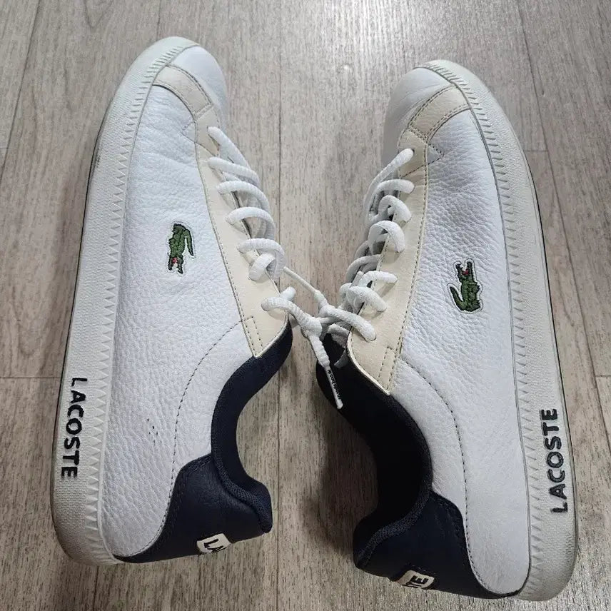 [BUNJANG] Lacoste White Sneakers UK8 / 라코스테 흰색 스니커즈 운동화 UK8