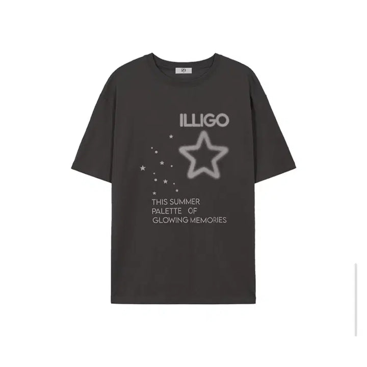 [BUNJANG] Il Lago Oversized Star Spray Short Sleeve T-shirt / [새상품] 정가 46000원 일리고 오버핏 스타 스프레이 반팔 티셔츠