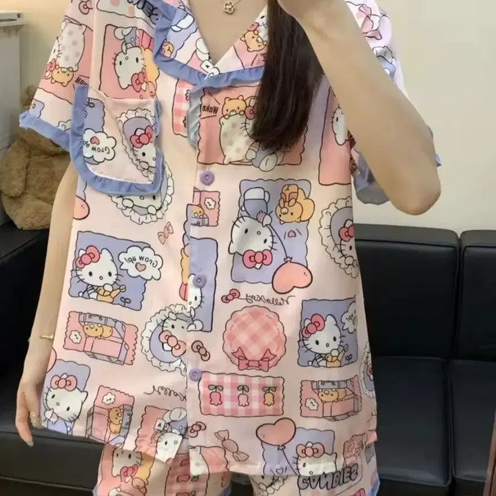 [BUNJANG] Kitty Pajama Set / 키티잠옷세트