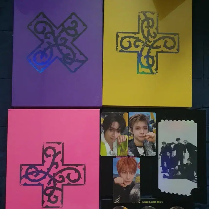 [BUNJANG] TXT Album Bundle Set (Sealed) with Weverse POBs / 투바투 미개봉앨범 3종과 위버스샵 특전들
