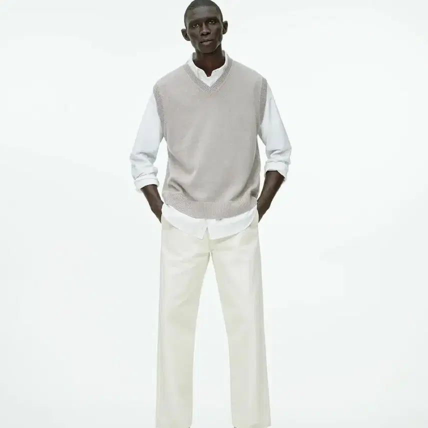 [BUNJANG] Arket Linen Cotton Vest L Size / 아르켓 린넨 코튼 베스트 L사이즈 새제품