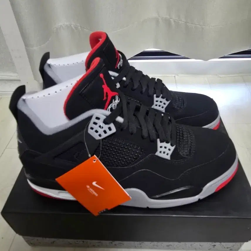 [BUNJANG] Nike Air Jordan 14 Bred Sneakers / 나이키 에어조던4 브레드 300사이즈