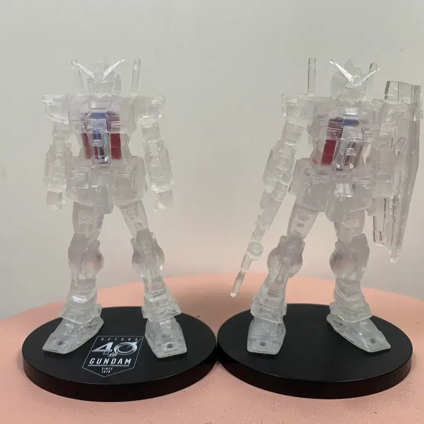 [BUNJANG] Gundam 40th Anniversary Clear Version Figure / 건담 40주년 클리어 버전 피규어