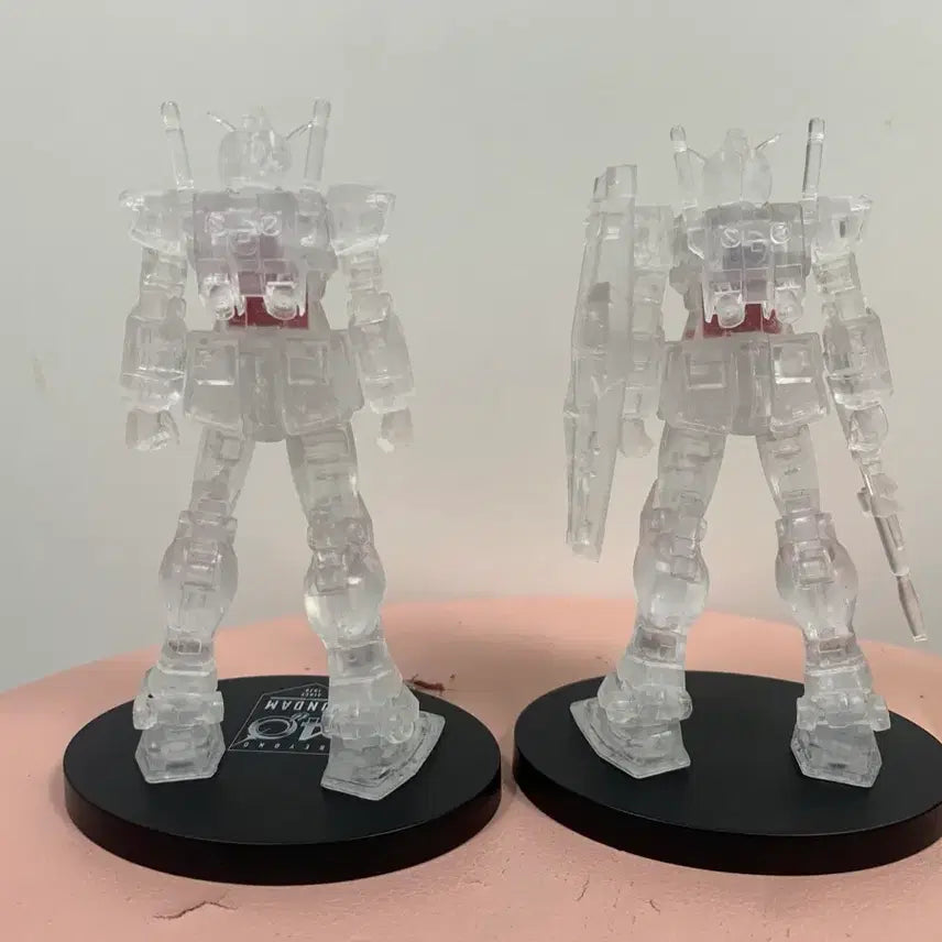 [BUNJANG] Gundam 40th Anniversary Clear Version Figure / 건담 40주년 클리어 버전 피규어