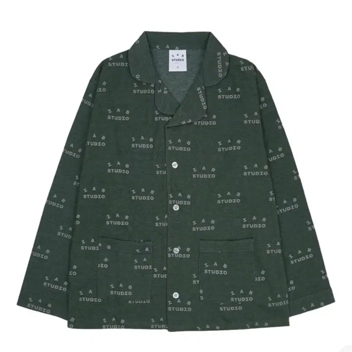 [BUNJANG] IAB Studio Pajama Set Deep Green / 아이앱 스튜디오 파자마 세트 딥 그린