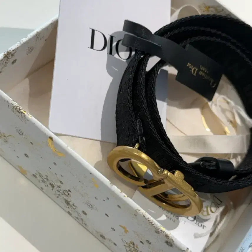[BUNJANG] Dior Fabric Belt Small Size / 디올 패브릭 벨트 스몰사이즈