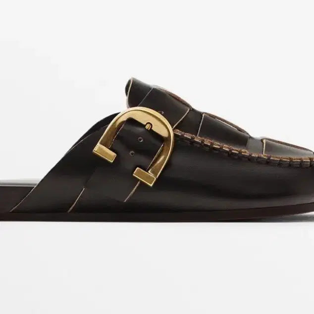 [BUNJANG] Massimo Dutti Leather Mules / 마시모두띠 레더 뮬