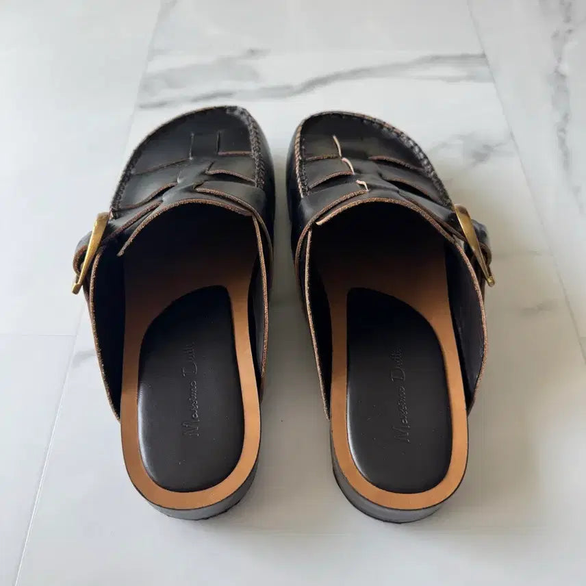 [BUNJANG] Massimo Dutti Leather Mules / 마시모두띠 레더 뮬