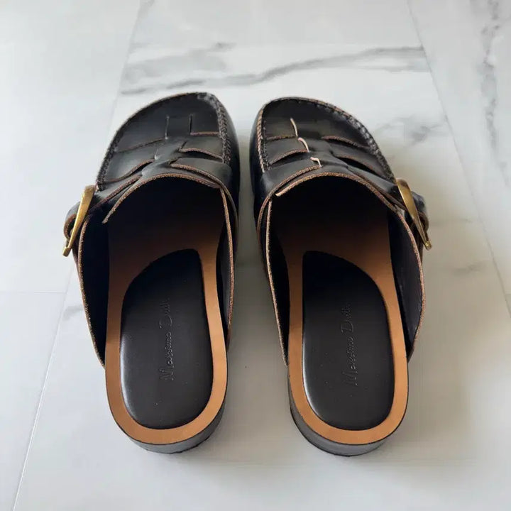 [BUNJANG] Massimo Dutti Leather Mules / 마시모두띠 레더 뮬