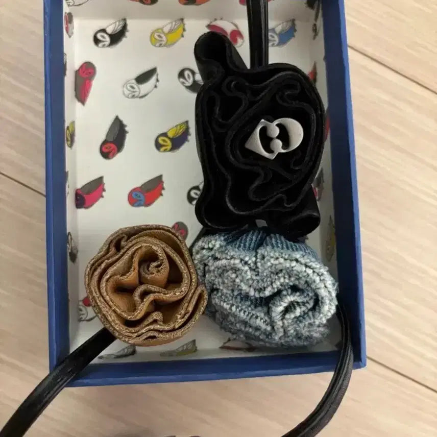[BUNJANG] Lucky Chouette Real Leather Keyring / 럭키슈에뜨 리얼 레더 키링
