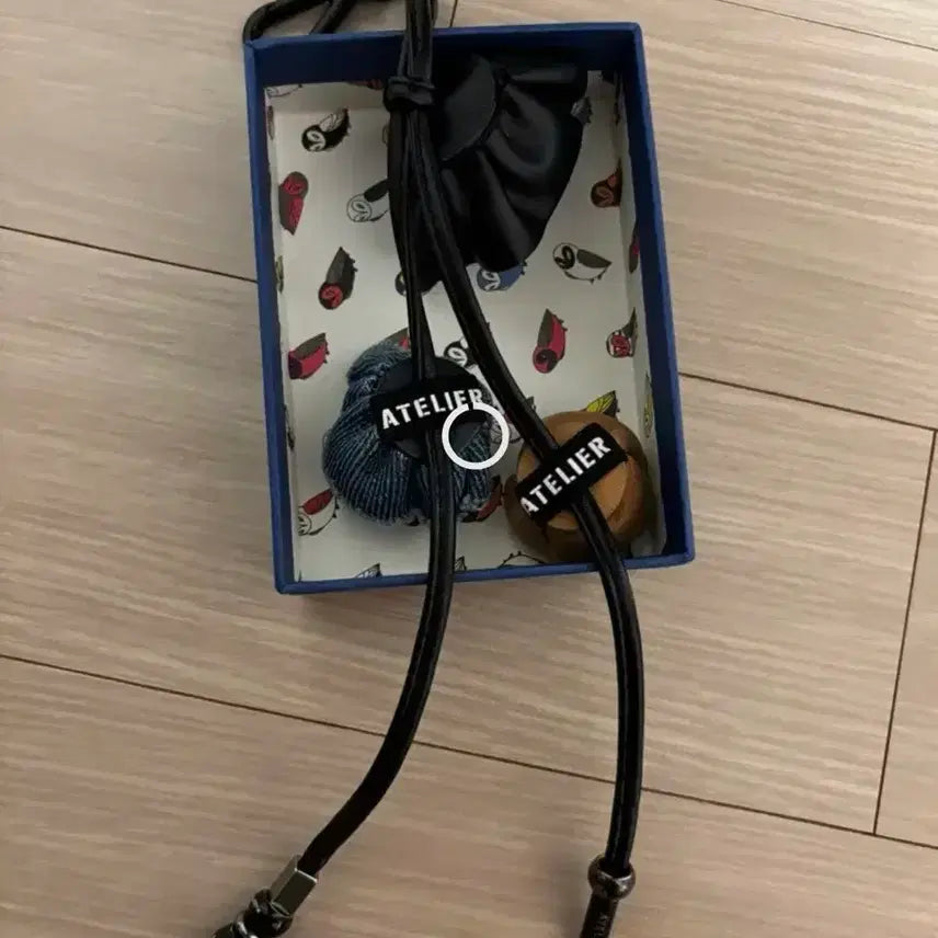 [BUNJANG] Lucky Chouette Real Leather Keyring / 럭키슈에뜨 리얼 레더 키링